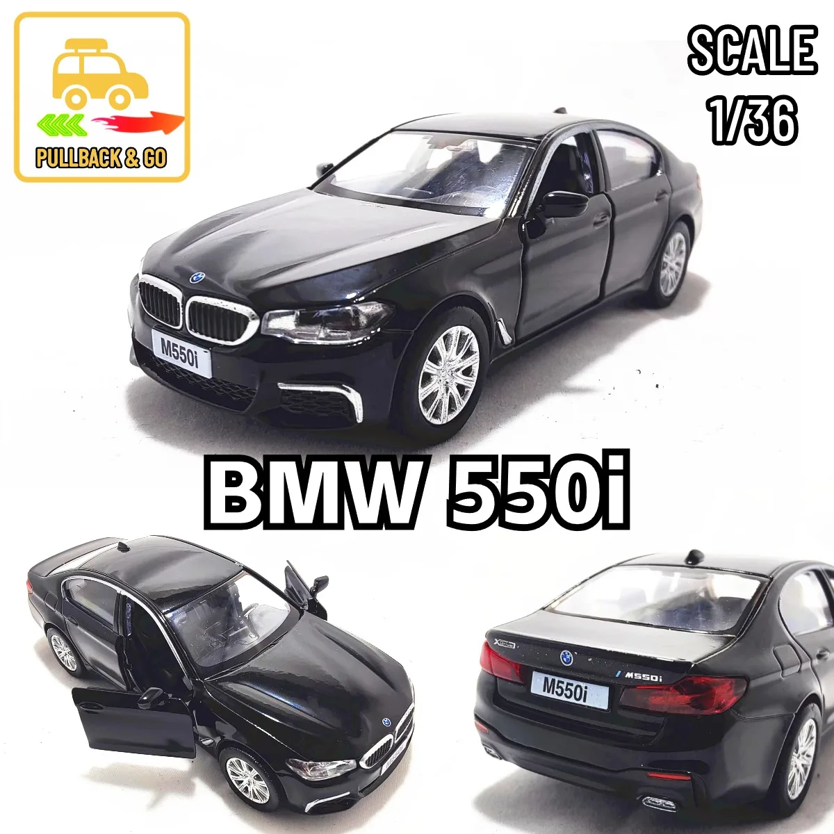 BMW 550i Diecast Model 1:36 Scale Replica 20 BMW 550i Diecast Model 1:36 Scale Replica - Image 20