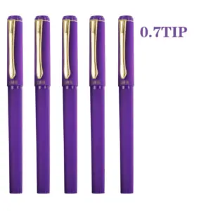Vibrant Purple Matte Gel Pens - 1 to 5 Pack 24 S80e4b601f6914fc1a3cf09f81866b811Y