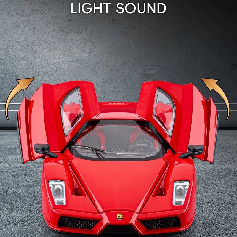 1:24 Enzo Sports Car Diecast Model красный 4 1:24 Enzo Sports Car Diecast Model красный - Image 4