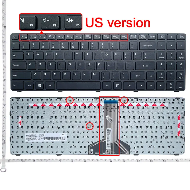 Lenovo Laptop Keyboard for Ideapad and TianYi 10 Lenovo Laptop Keyboard for Ideapad and TianYi - Image 10