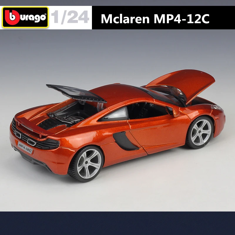 1:24 McLaren MP4-12C Diecast Model Red 5 1:24 McLaren MP4-12C Diecast Model Red - Image 5