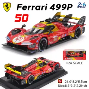 Ferrari 499P Diecast Model Car 1:24 Scale 24 S81dc6e2bb8814eec8ffb65be17bcc4e2b 2