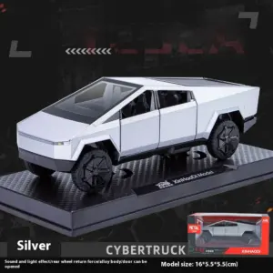 1:32 Scale Cybertruck Die-Cast Model with Lights 19 S822e8732e0594e1d826b119c47860f43B