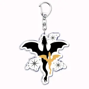 Black Dragon Keychain Pendant with Lobster Clasp 45 S82d8119bbb0046baba78370dda3a780a6