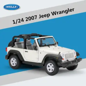 WELLY 2007 Jeep Wrangler Rubicon 1:24 Diecast Model 19 S833e728a29a94234bfa1ef8987a88a5eQ