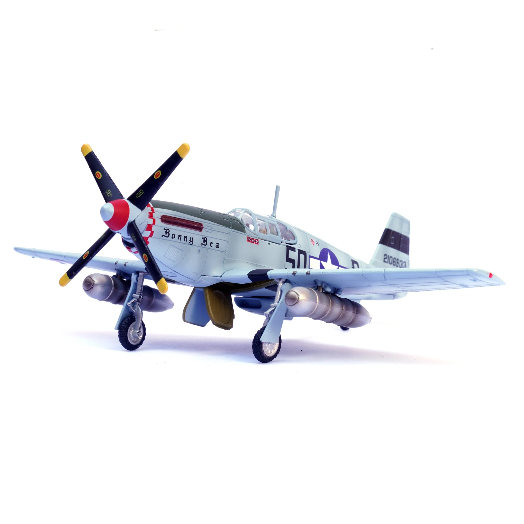 1/72 Scale US P-51B Mustang Fighter Model 5 1/72 Scale US P-51B Mustang Fighter Model - Image 5