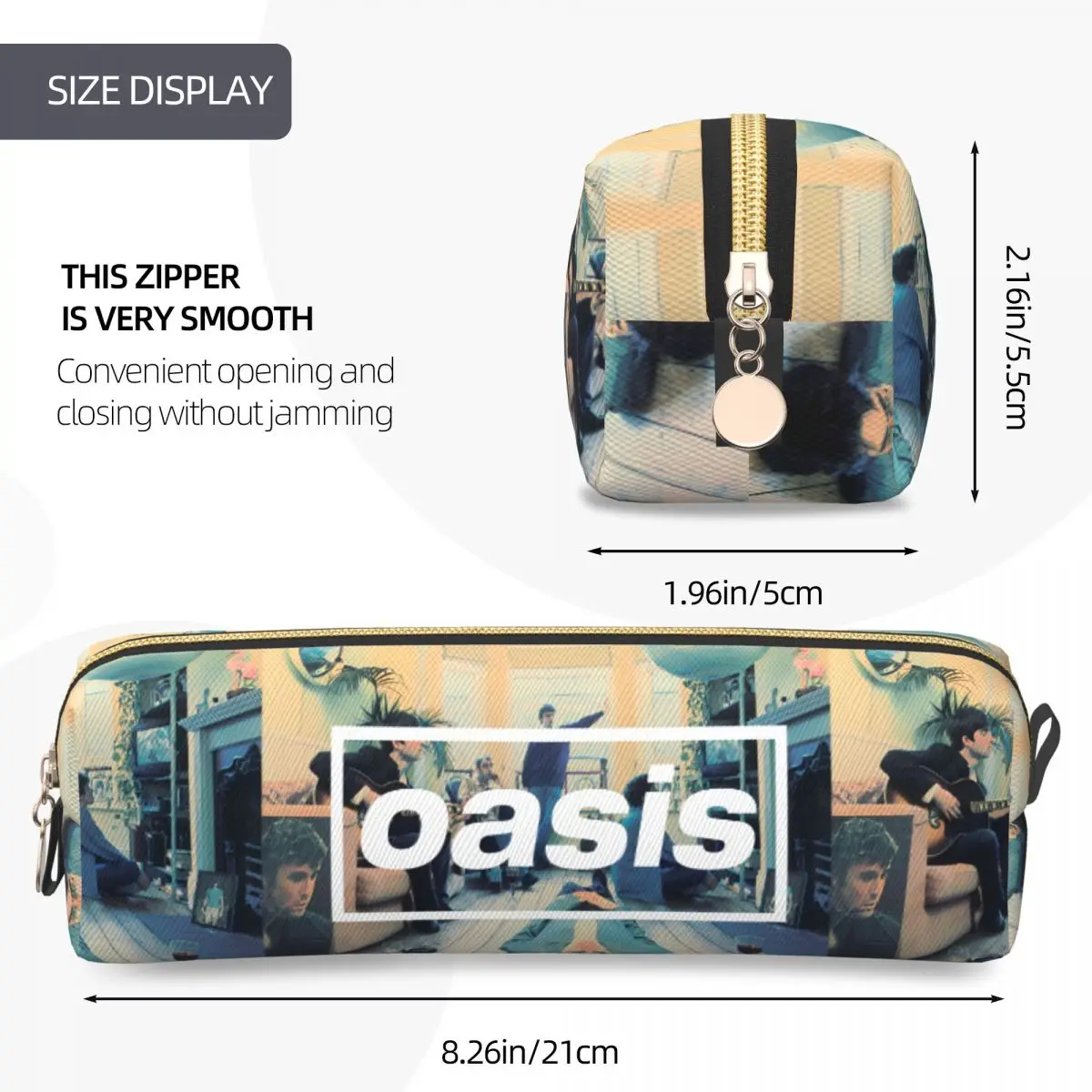 Oasis-Inspired Vintage Leather Pencil Case 4 Oasis-Inspired Vintage Leather Pencil Case - Image 4