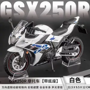 Suzuki GSX250R Alloy Motorcycle Model 1:12 Scale 13 S84f85f6388c447619c491ee9078f42a2N