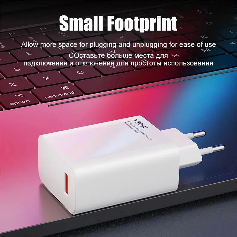 Xiaomi 120W Turbo Charger for Redmi Mi Devices 3 Xiaomi 120W Turbo Charger for Redmi Mi Devices - Image 3