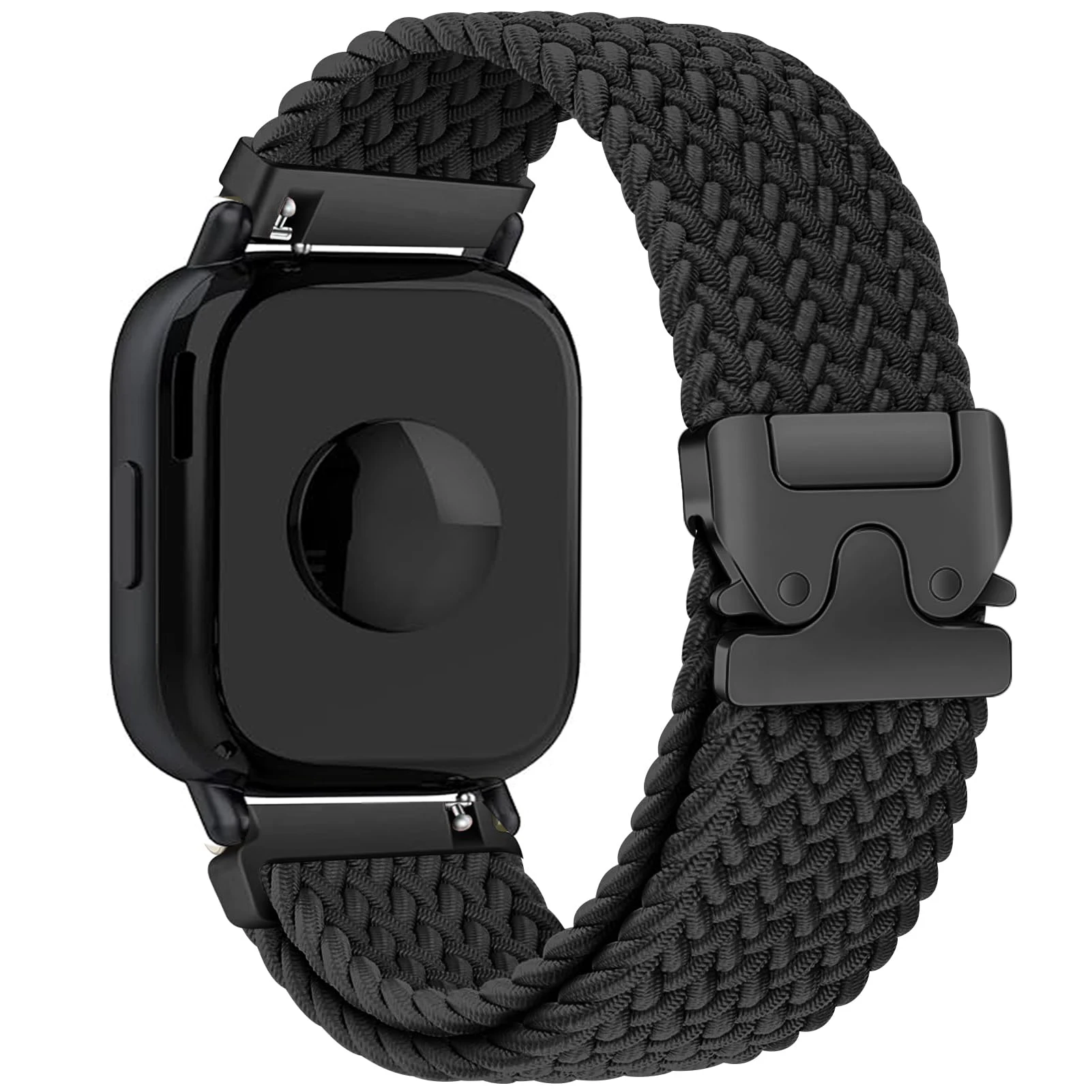 Black Braided Fabric Strap for Xiaomi Smartwatches 13 Black Braided Fabric Strap for Xiaomi Smartwatches - Image 13