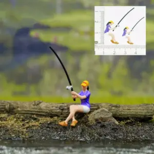 Handmade Fishing Miniature Model 2.6 cm Resin 25 S859656ec2b574797bdd827e7805d536dp