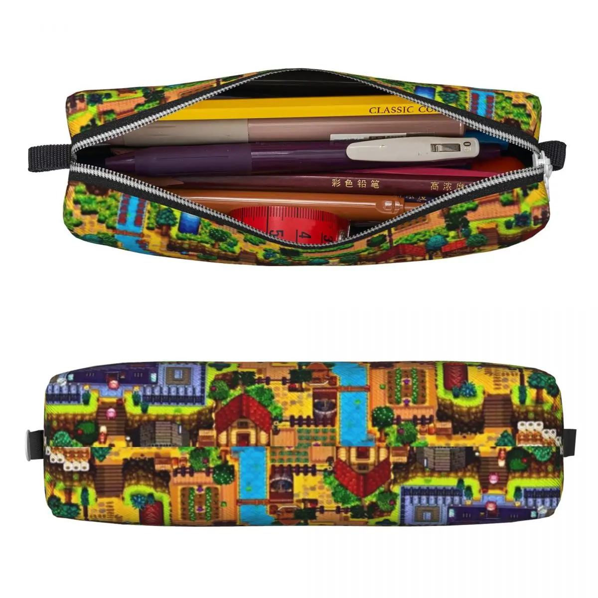 Stardew Valley Map Leather Pencil Case 2 Stardew Valley Map Leather Pencil Case - Image 2
