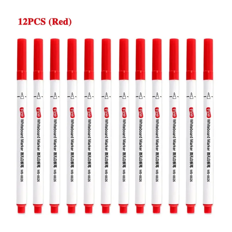 Set of 12 Extra Fine Dry Erase Markers 8 Set of 12 Extra Fine Dry Erase Markers - Image 8