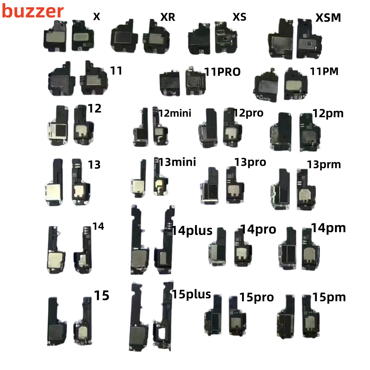 Replacement Bottom Loud Speaker for iPhone 10-13 2 Replacement Bottom Loud Speaker for iPhone 10-13 - Image 2