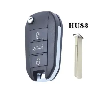 Flip Remote Car Key Shell for Citroen Peugeot 15 S88561c384715494d880535cb7bf051152