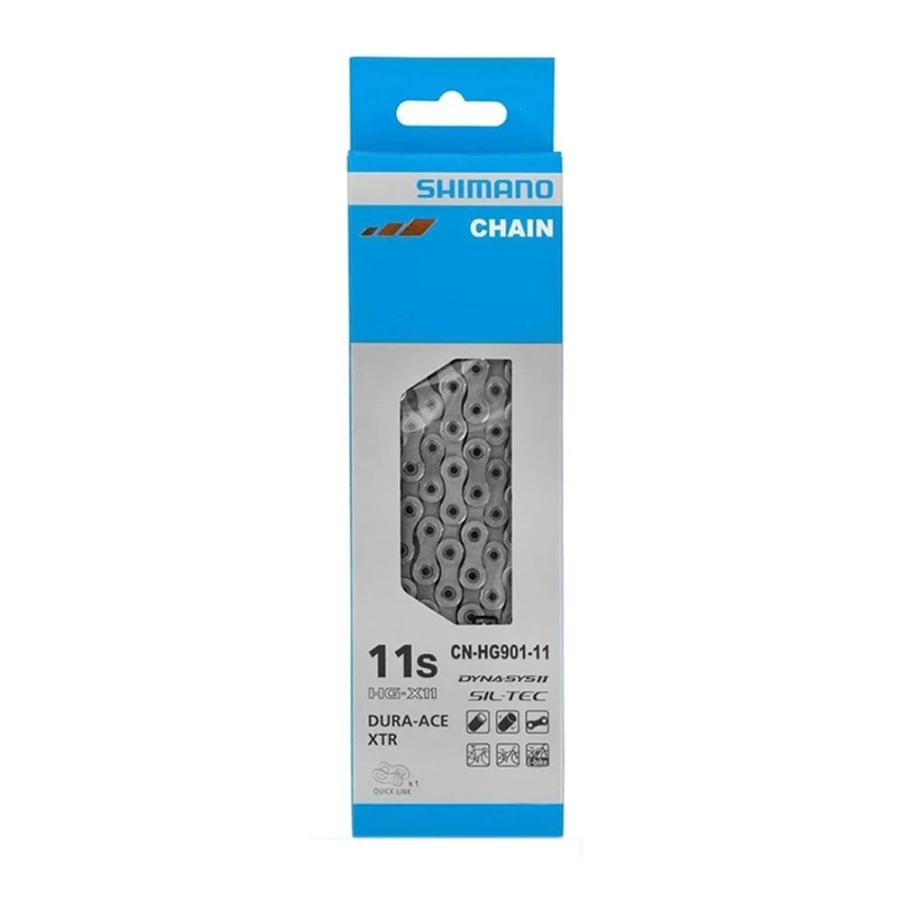 Shimano 11-Speed Bike Chain with 116 Links 8 Shimano 11-Speed Bike Chain with 116 Links - Image 8