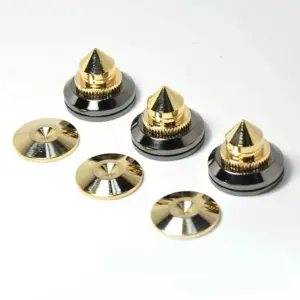Golden-Plated Speaker Spikes Set of 4 12 S89c248826c2145abaa30e4b7b3d49032r