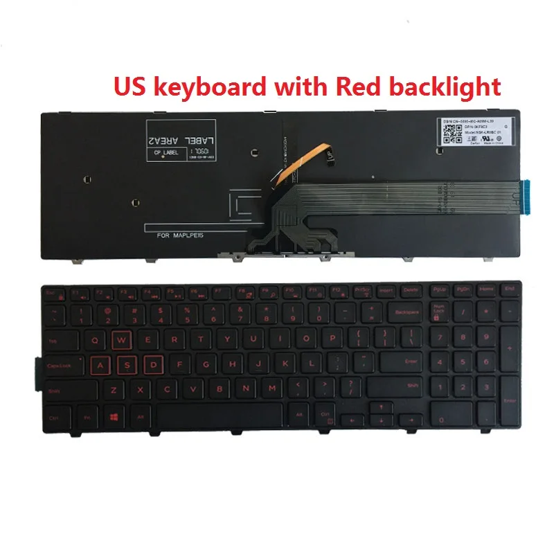 Dell Compatible Backlit Laptop Keyboard 2 Dell Compatible Backlit Laptop Keyboard - Image 2