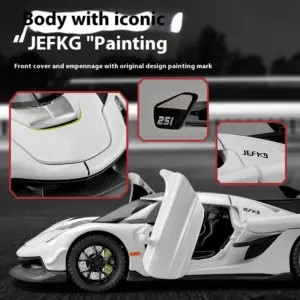 1:32 Scale Diecast Sports Car Model Black 10 S8a2900e16401434a9c5d5e4b2fed5b39x