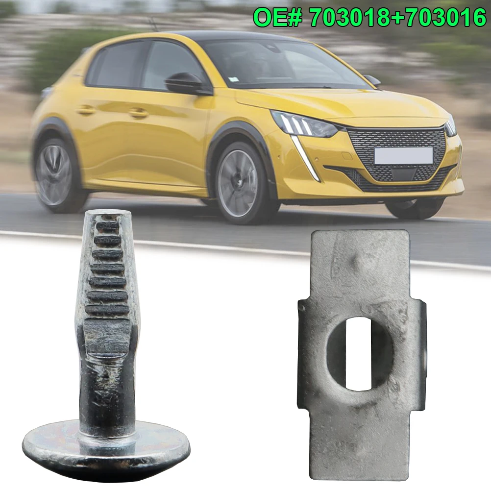 10 Metal Fasteners for Peugeot and Citroen 3 10 Metal Fasteners for Peugeot and Citroen - Image 3