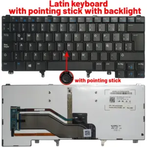 Dell Latitude Replacement Keyboard Black 9 S8a46271f21f74096acbebefef6cad63cy