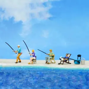 Handmade Fishing Miniature Model 2.6 cm Resin 18 S8a7594e7e8784b7f9761f0168083bdfd8