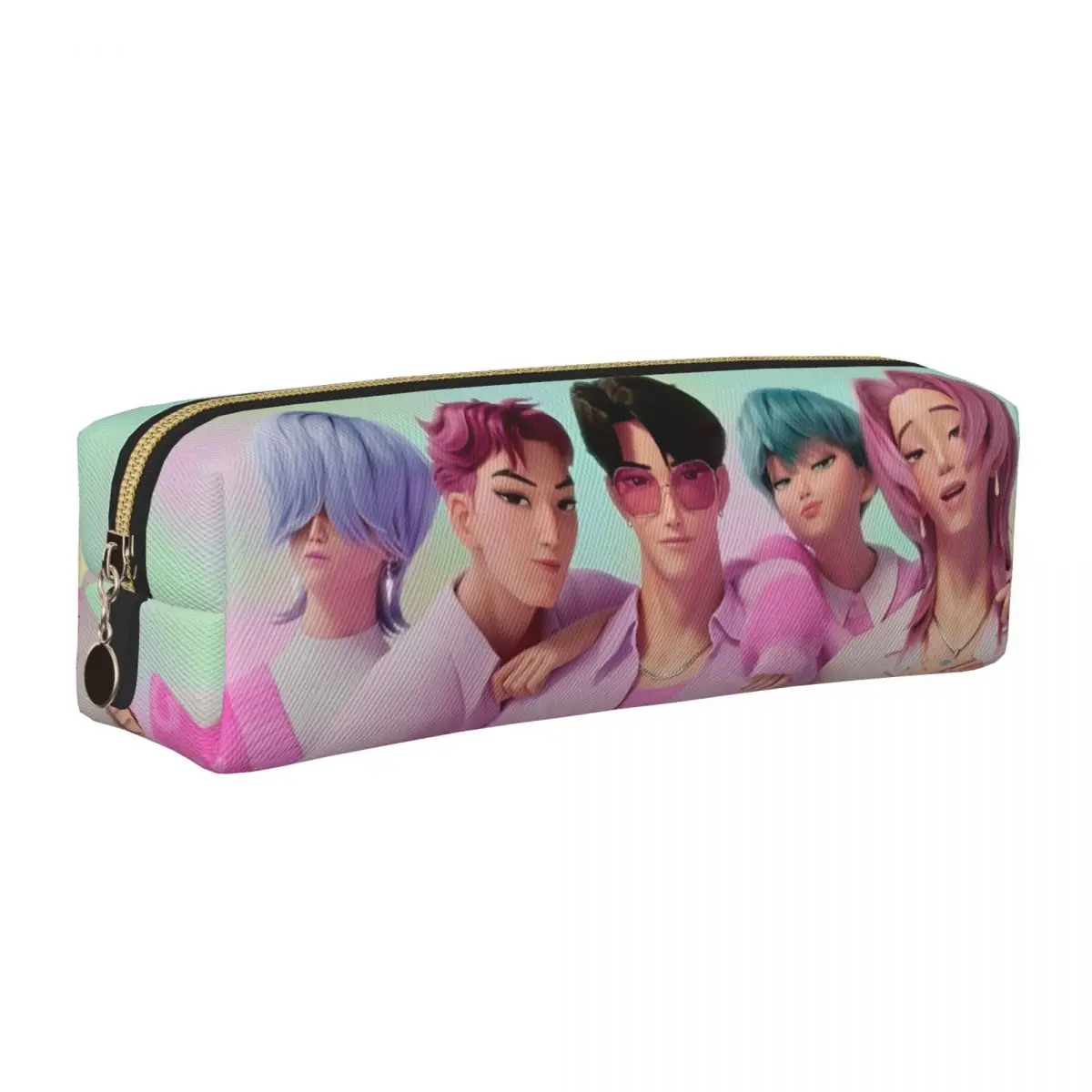 Huntrix Girl Leather Pencil Case for Students 23 Huntrix Girl Leather Pencil Case for Students - Image 23