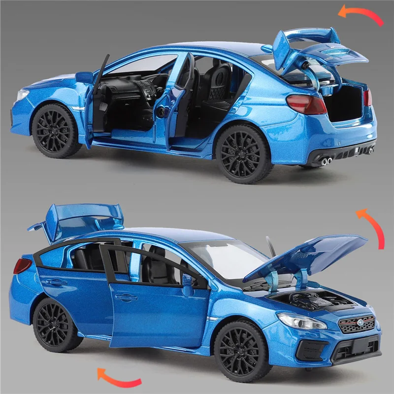 1:32 Scale Subaru Impreza WRX STI Diecast Model 4 1:32 Scale Subaru Impreza WRX STI Diecast Model - Image 4