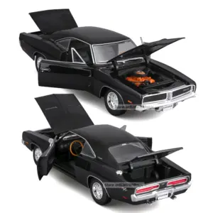 Maisto 1:18 Scale 1969 Dodge Charger R/T Model 10 S8b80af5f728040e4a7f8f323aae8643fx