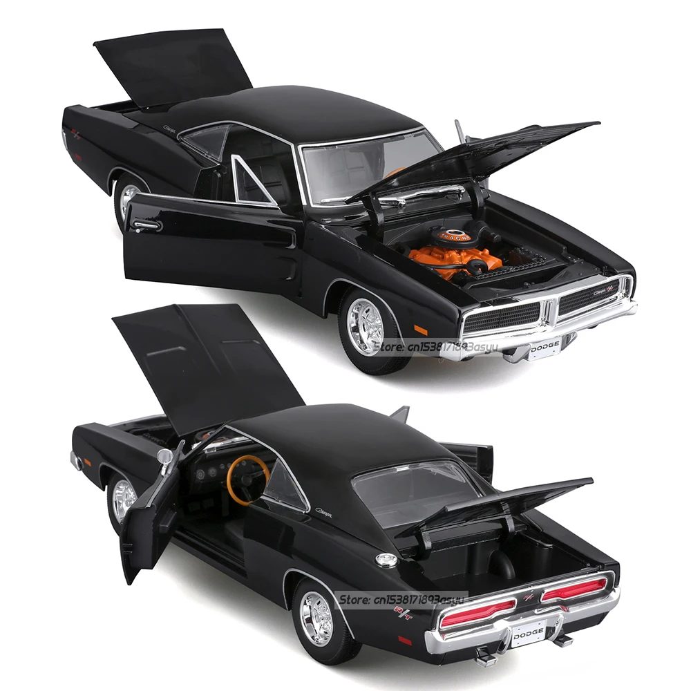 Maisto 1:18 Scale 1969 Dodge Charger R/T Model 5 Maisto 1:18 Scale 1969 Dodge Charger R/T Model - Image 5