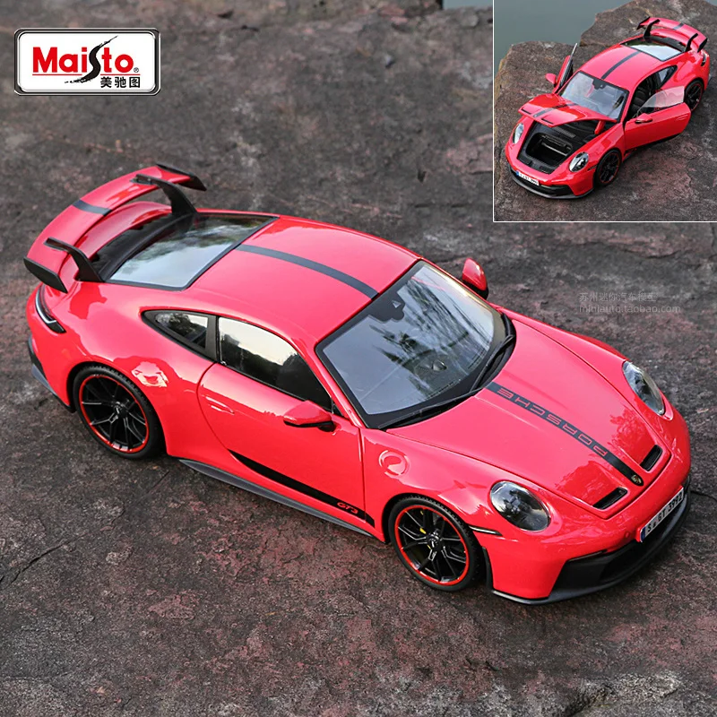 Maisto 1:18 2022 Porsche 911 GT3 RS Model 3 Maisto 1:18 2022 Porsche 911 GT3 RS Model - Image 3