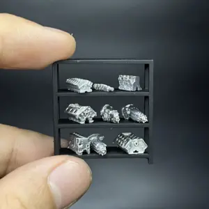 1:64 Scale Engine Storage Rack with 3 Shelves 9 S8bd853987569468e9e1c80cb7b03338dz