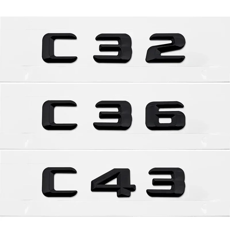 3D Car Tail Letter Stickers for Mercedes Benz 3 3D Car Tail Letter Stickers for Mercedes Benz - Image 3