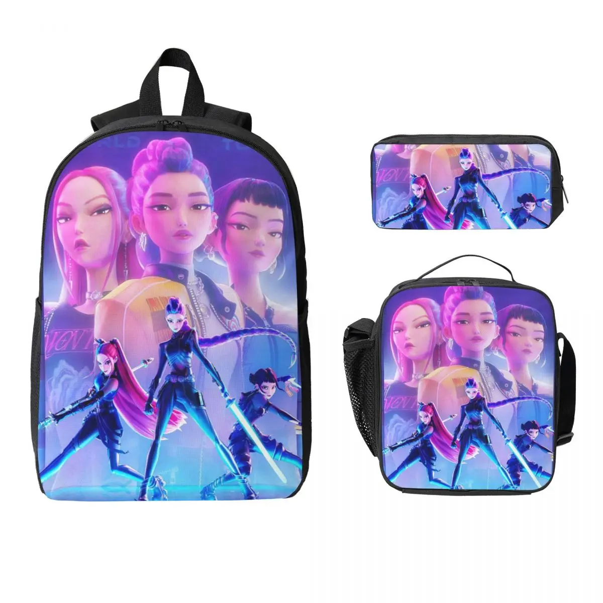 Kpop Demon Hunters Backpack Set with Lunch Box 8 Kpop Demon Hunters Backpack Set with Lunch Box - Image 8