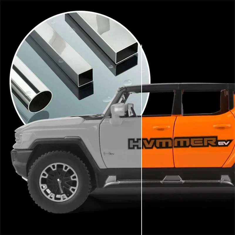 1:24 Scale HUMMER EV Diecast Model with LED 4 1:24 Scale HUMMER EV Diecast Model with LED - Image 4