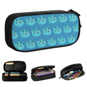 Large Storage Pencil Case with Cartoon Design