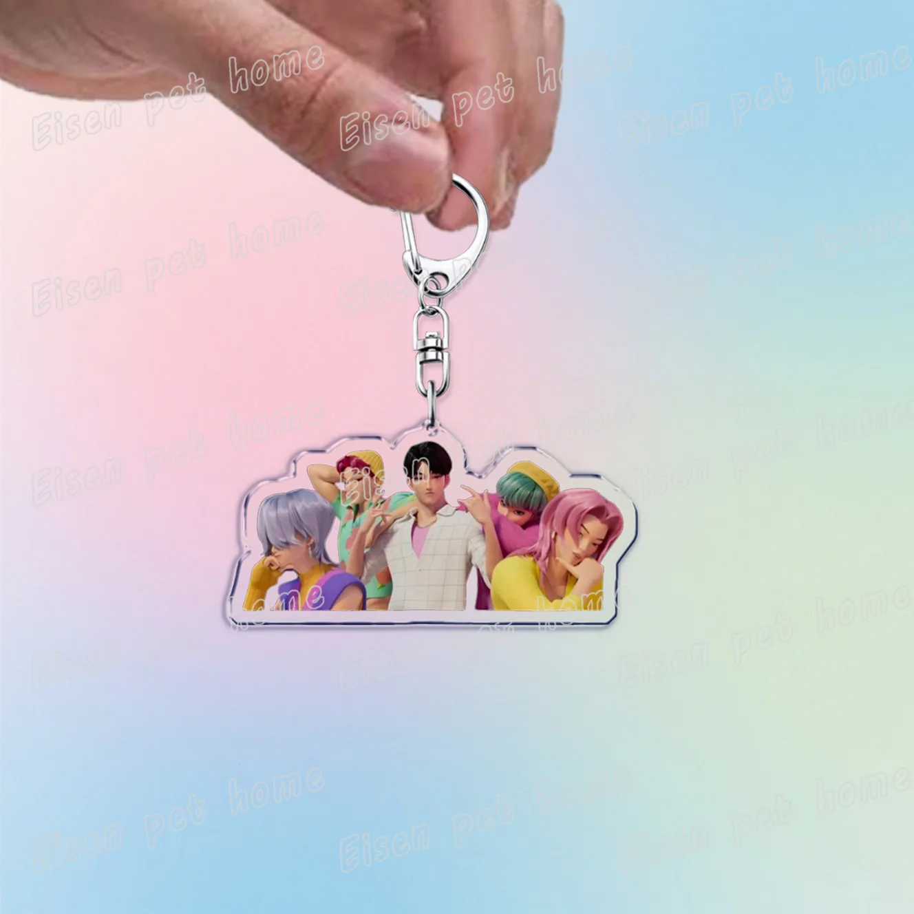 Kpop Demon Hunters Huntrix Keychain Acrylic 50 Kpop Demon Hunters Huntrix Keychain Acrylic - Image 50