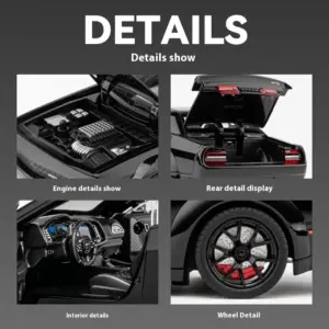 1:24 Scale Challenger Hellcat Redeye Diecast Model 14 S8e1072790e4941b0b873db1784f2b5fb0