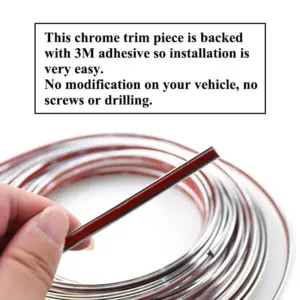 Universal Chrome Decorative Car Styling Strip 3m 10 S8e7f4b3430dc4d78aa871f87fe54ef22a