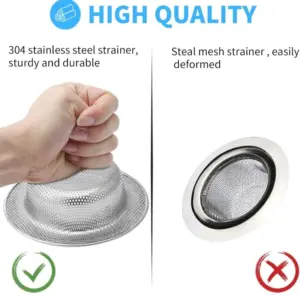 Stainless Steel Sink Strainer Filter Set of 3 11 S9042e31f86bc48d1bc741a7af22798fey 1