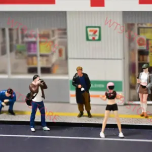 1/64 Scale Miniature Figure Model 2.6 cm Tall 23 S9192dbe5ff554dfe8b3c3f27b3c7e73fS