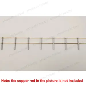 Set of 12 Alloy Rail Stanchions 31mm Length 9 S91ded19db4a2471ab9ba3959ac7d31f7P