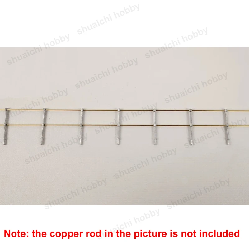 Set of 12 Alloy Rail Stanchions 31mm Length 5 Set of 12 Alloy Rail Stanchions 31mm Length - Image 5