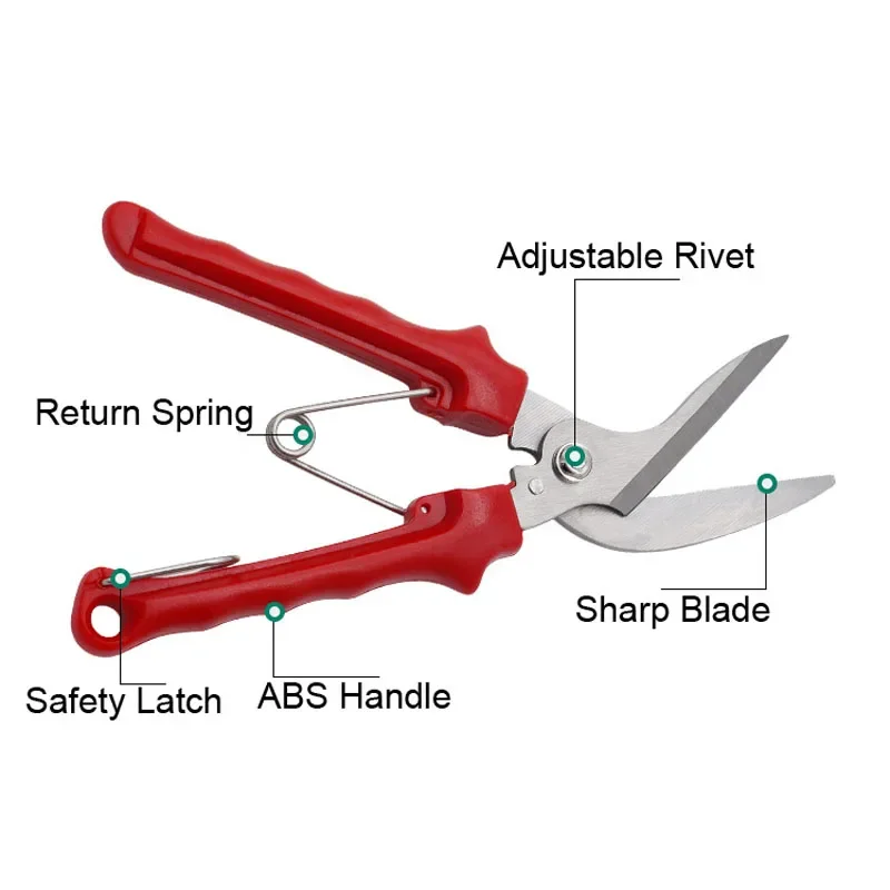 Elbow Household Pruning Shears with Antiskid Grip 5 Elbow Household Pruning Shears with Antiskid Grip - Image 5
