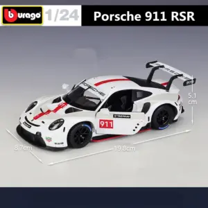 Porsche 911 RSR 1:24 Scale Diecast Model Car 11 S92ae27007c1e494994e3c947687e24a4o