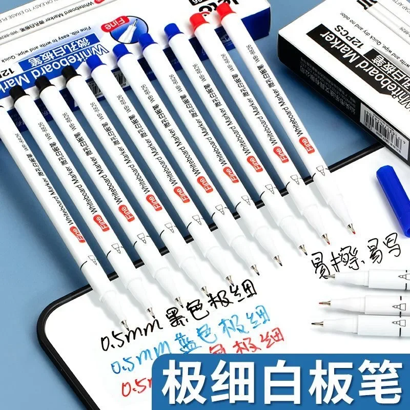 Set of 12 Extra Fine Dry Erase Markers 4 Set of 12 Extra Fine Dry Erase Markers - Image 4