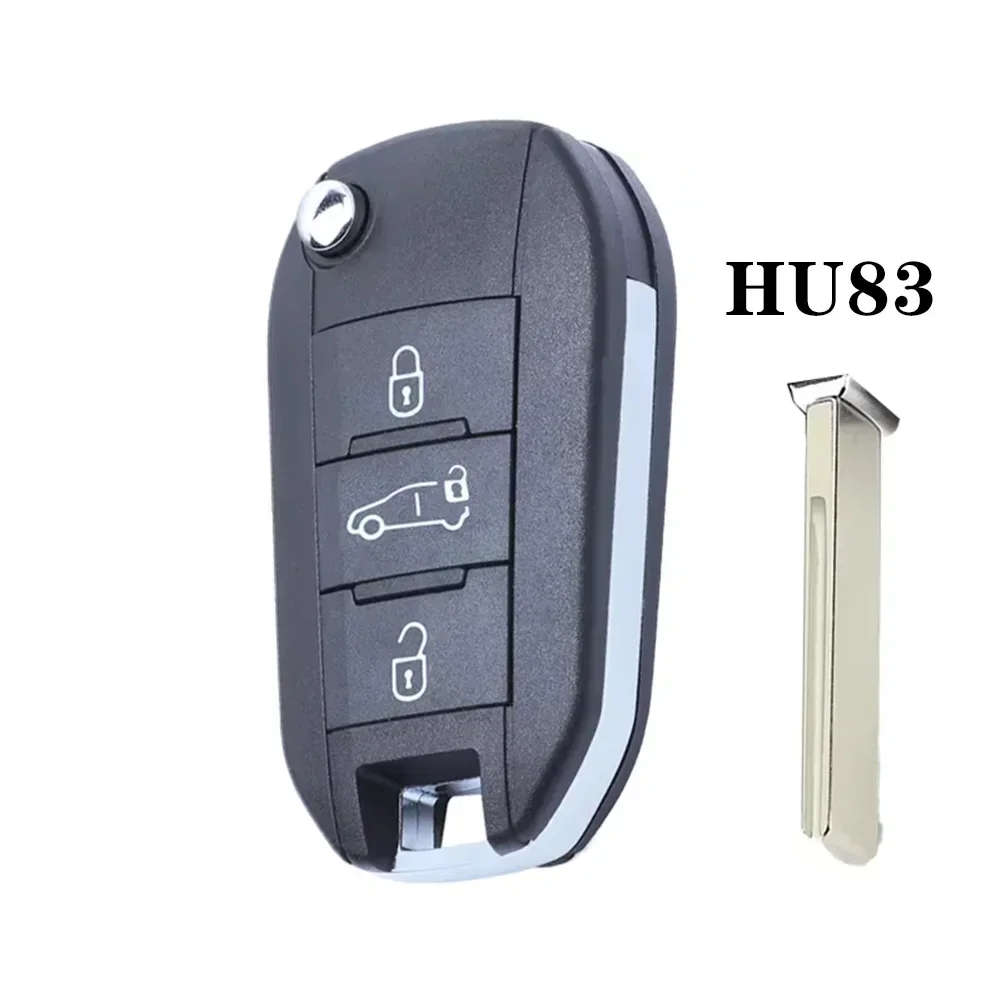 Flip Remote Car Key Shell for Citroen Peugeot 4 Flip Remote Car Key Shell for Citroen Peugeot - Image 4