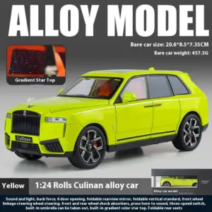 1:24 Scale Pink Rolls-Cullinan Diecast Model 17 S94fa80fce0b54a55a97eb962d964740aX