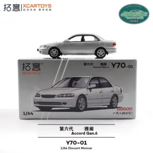 Silver Honda Accord 1:64 Diecast Model Car 7 S952812ad919548ee891f8972806775c8a
