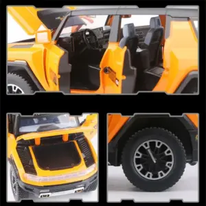 1:24 Scale HUMMER EV Diecast Model with LED 19 S957c63128c3c43c4b8f0974ca3269c39k